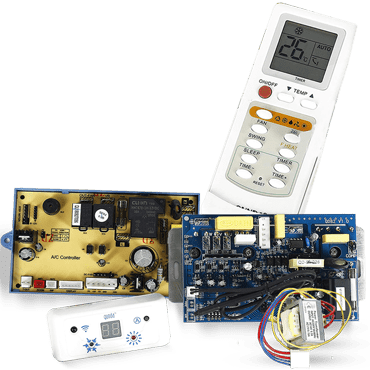 If your concern is that a part will go bad on your unit, don’t worry. We stock all the parts for the AC units that we carry.